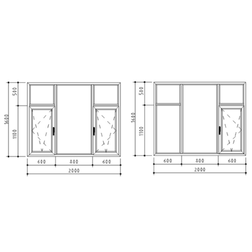 Sun room aluminum alloy sun room